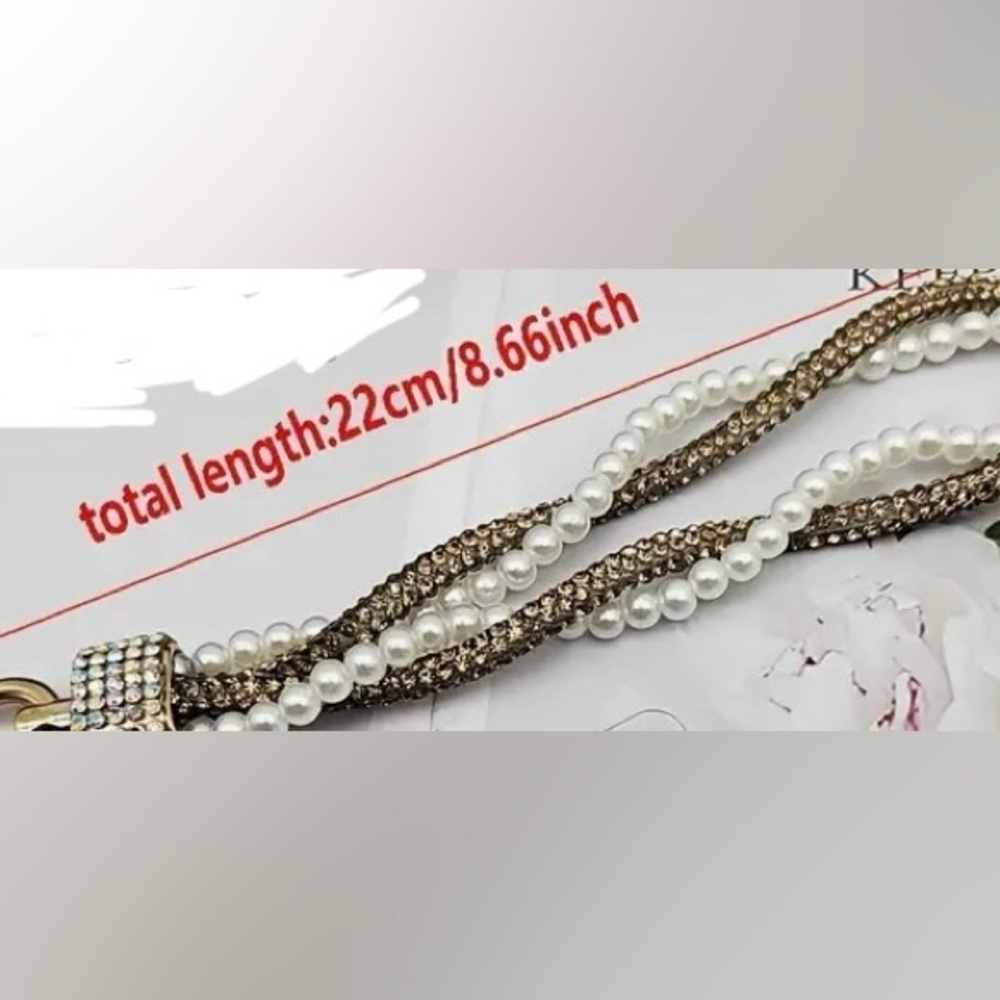 Phone Wrist Strap/Phone Wristlet/Phone Charm/Phone Bracelet/phone accessory - Picture 2 of 2